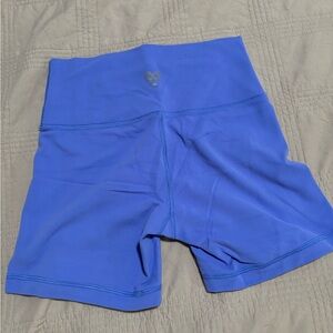 Aritzia Blue Bike Shorts